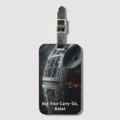 Grappige Science-Fiction Bagage Label Niet Uw Hand (Voorkant (verticaal))
