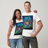 Grappige Science-Fiction Kosmische Grasmaaier Retr T-shirt (Unisex)