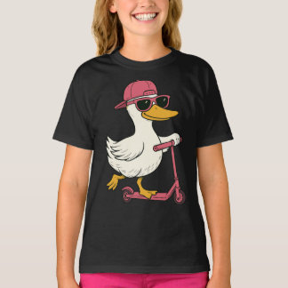 Grappige Scooter Gekke Gans T-shirt