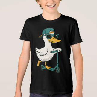 Grappige Scooter Gekke Gans Tri-Blend Shirt