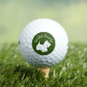 Grappige Scottie Terrier Scotty Hond Golfballen (Insitu Shirt)