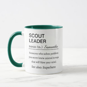 Grappige Scoutleider Definitie Mok