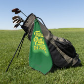 Grappige Scramble Golf Papa Derde Putts Brengen de Golfhanddoek (Groen)