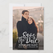 Grappige Script Trouw Save The Date Kaarten (Voorkant)