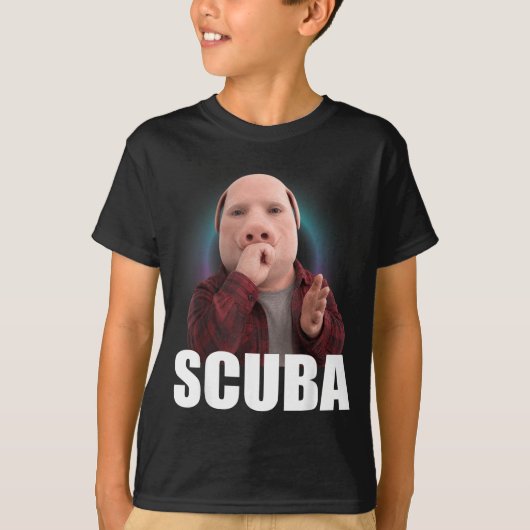 Grappige Scuba Dans Meme Varken Man Meme Brainrot T-shirt (Voorkant)