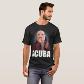 Grappige Scuba Dans Meme Varken Man Meme Brainrot T-shirt (Voorkant volledig)