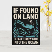 Grappige scuba-duik kunst voor mannen vrouwen scub kaart (Gele Bloem)