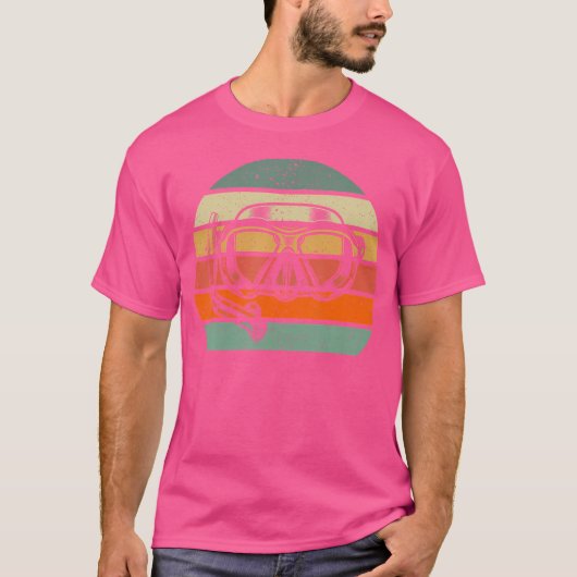 Grappige Scuba Masks Duiken T-shirt (Voorkant)
