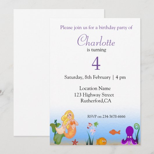 Grappige Seaworld verjaardag Kaart (Voorkant / Achterkant)