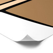 Grappige secretaris Cat Cartoon Office Humor Poster (Hoek)