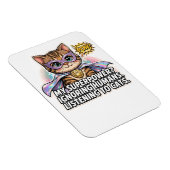 Grappige Selectieve Gehoor Kat Superkracht Magneet (Rechterzijde)