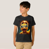 Grappige Selfie Eend Dames Heren Solar T-shirt (Voorkant volledig)