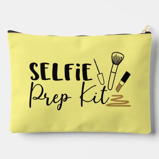 Grappige selfie prep kit word art etui (Achterkant)