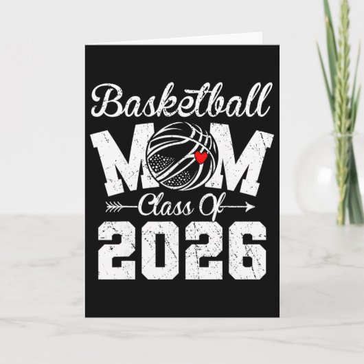 Grappige Senior Sketll Moeder Cl Van 2026 Afstuder Kaart (Voorkant)