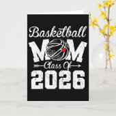 Grappige Senior Sketll Moeder Cl Van 2026 Afstuder Kaart (Gele Bloem)