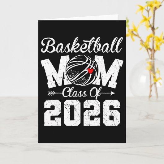 Grappige Senior Sketll Moeder Cl Van 2026 Afstuder Kaart (Gele Bloem)