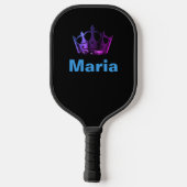 Grappige serverende looks & Azen Aangepaste naam Pickleball Paddle (Achterkant)
