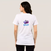 Grappige serverende looks & Azen Citaat Aangepaste Tri-Blend Shirt (Achterkant volledig)