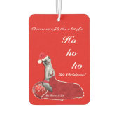 Grappige Sexy Pinup Joke Kerst Auto Luchtverfrisse Luchtverfrisser (Achterkant)