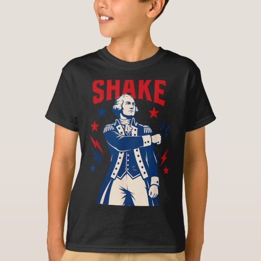 Grappige Shake And Bake 4 juli Koppel Matching T-shirt (Voorkant)