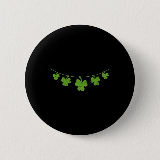Grappige Shamrock Borst Ierse St. Patrick's Dag Ke Ronde Button 5,7 Cm (Voorkant)