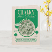 Grappige Shamrock Clover Kaart – Voor Hem (Gele Bloem)