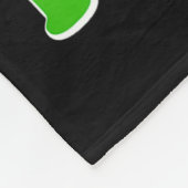 Grappige Shamrock Grappigste Klaver In De Patch St Fleece Deken (Hoek)