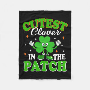 Grappige Shamrock Grappigste Klaver In De Patch St Fleece Deken