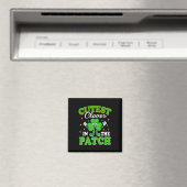 Grappige Shamrock Grappigste Klaver In De Patch St Magneet (Insitu (Vaatwasser))