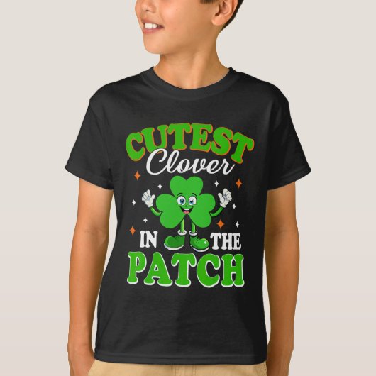 Grappige Shamrock Grappigste Klaver In Het Veld St T-shirt (Voorkant)