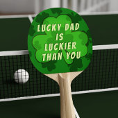 Grappige Shamrock St Patrick's Day Ping Pong Paddl Tafeltennisbatje