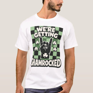 Grappige Shamrocked Bachelorette Party Ierse Drink T-shirt