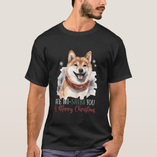 Grappige Shiba Inu Kerstmis Pun Shiba Inu Lover Ei T-shirt