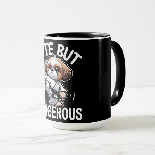 Grappige Shih-Tzu hond Mok (Voorkant rechts)