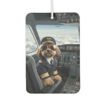 Grappige Shih Tzu Piloot Aangepaste Auto Geurverfr