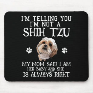 Grappige Shih Tzu Shihtzu Cadeau Moeder Mama Baby  Muismat