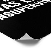 Grappige shirts voor mannen Sarcastisch T-shirt in Poster (Hoek)