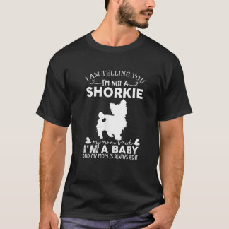 Grappige Shorkie Hondenliefhebbers Cadeaus voor Vr T-shirt