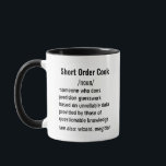 Grappige Short Order Cook Definition geschenken ma Mok<br><div class="desc">Ontdek een verscheidenheid aan doordachte geschenken voor Short Order Cook, geschikt voor zowel mannen als vrouwen. Van grappige en praktische cadeau-ideeën tot items die hun passie voor dieren in het wild vieren, deze selecties eren de toewijding en expertise van degenen in Short Order Cook-rollen. Ideaal voor feestdagen, verjaardagen of elke...</div>