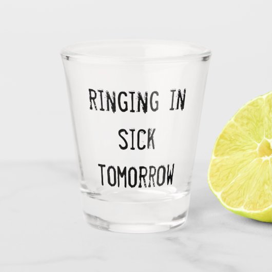 Grappige Shotglazen Shot Glas (Voorkant)