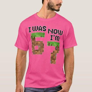 Grappige Si Seven Ik was 6 Nu ben ik 7 7e verjaard T-shirt