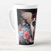 Grappige Siamese Demon en Angel Cat Latte Mok (Linkerhoek)