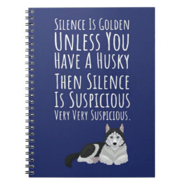 Grappige Siberische Husky Cadeaus Hond Citaat Oude Notitieboek