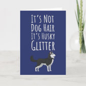 Grappige Siberische Husky Kaarten Hond Liefhebber  (Voorkant)