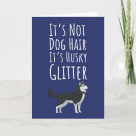 Grappige Siberische Husky Kaarten Hond Liefhebber 
