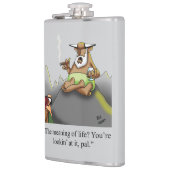 Grappige sigaar Humor Hip Flask Gift Heupfles (Links)