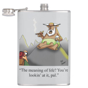 Grappige sigaar Humor Hip Flask Gift Heupfles