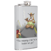 Grappige sigaar Humor Hip Flask Gift Heupfles (Rechts)
