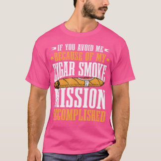 Grappige sigaar liefhebber voor vrouwen en mannen t-shirt