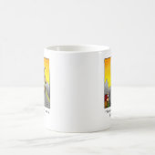 Grappige Sigaar Wise Man Cartoon Cadeaus! Koffiemok (Center)